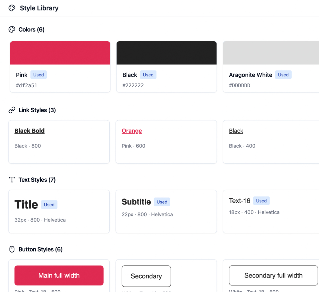Style Library