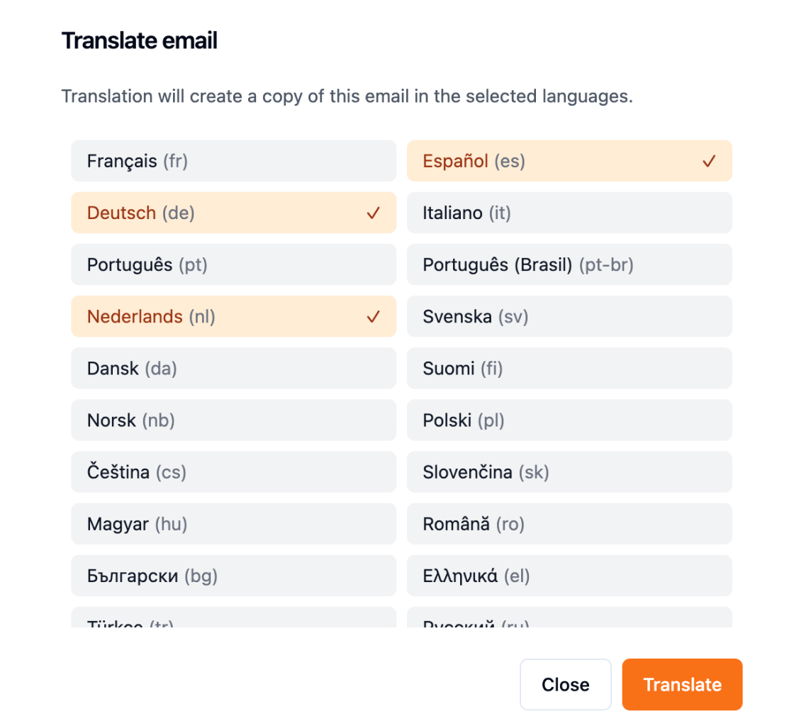 Translations